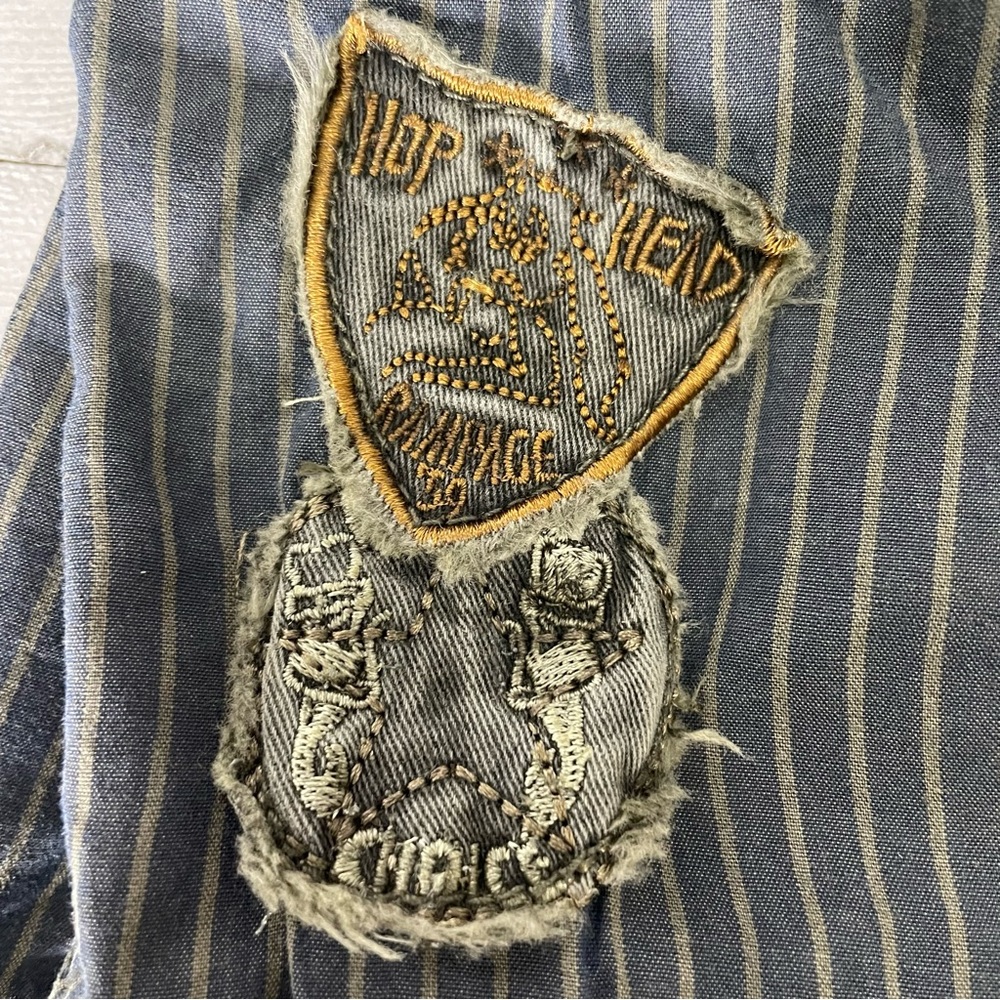 ALPHA INDUSTRIES INC Striped Long Sleeve Button Down Shirt - Picture 7 of 7